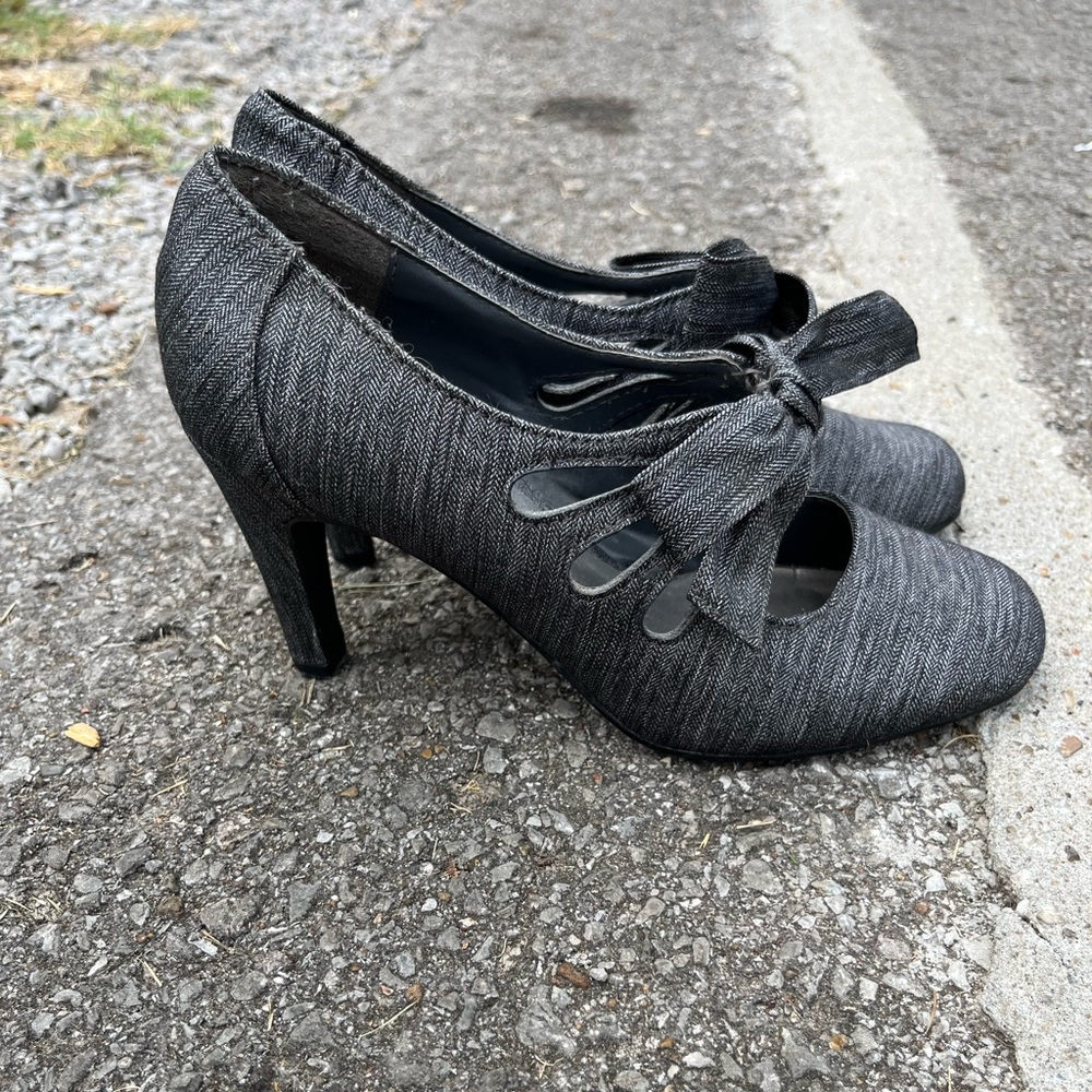 Grey High Heels